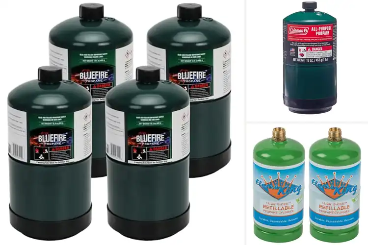 Detailed view of Best 1-Pound Propane Tanks