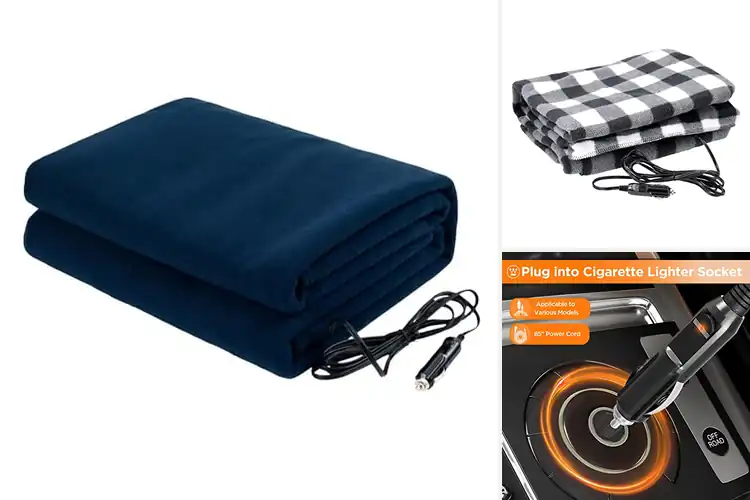 Detailed view of Best 12V Heated Blankets For Cars