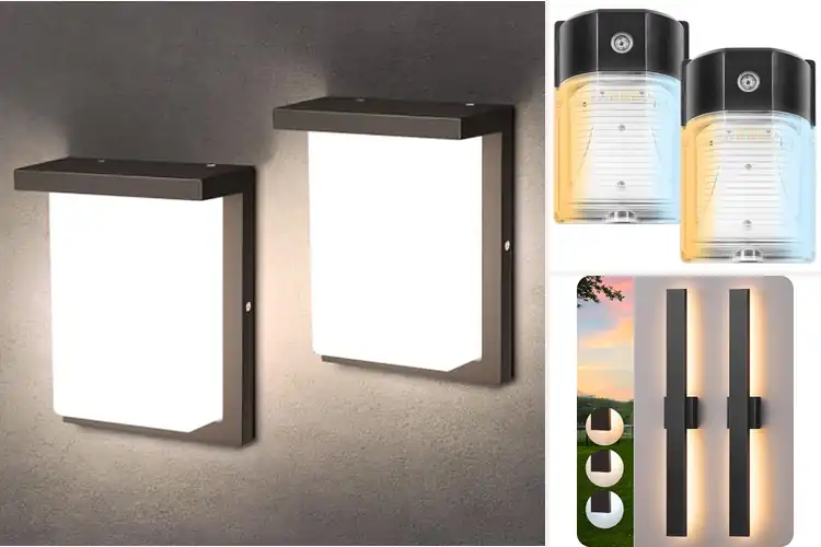 Detailed view of Best 3CCT Outdoor Wall Lights