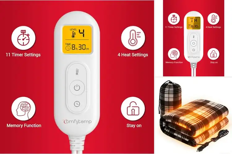Detailed view of Best Adjustable Heating Blankets For Cars