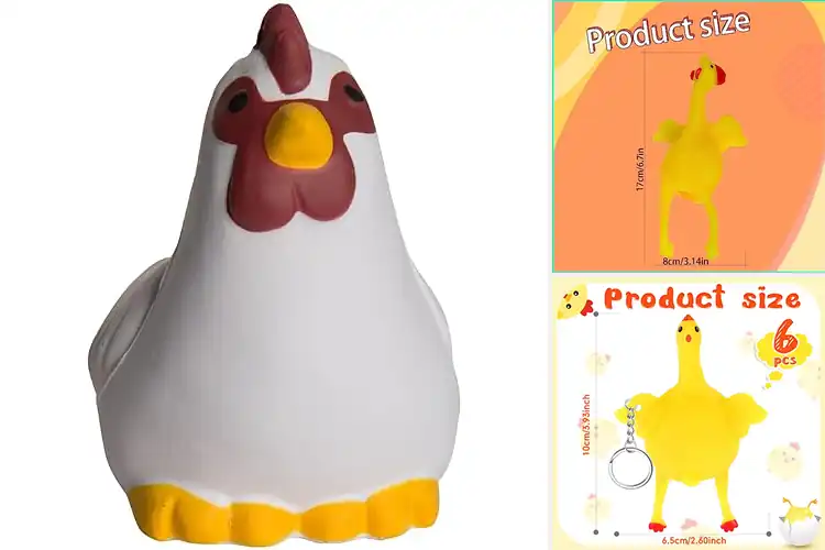 Detailed view of Best Chicken Stress Relievers: Top 10 Fun & Relaxing Picks