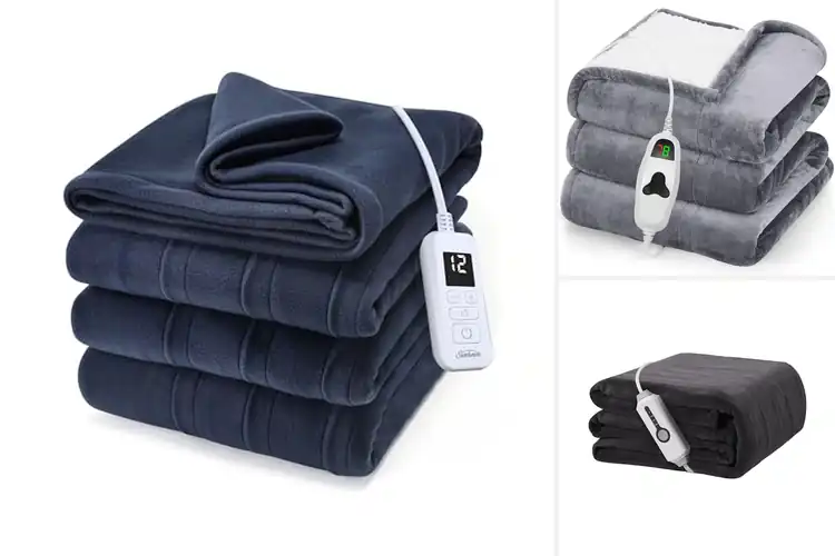 Detailed view of Best Fleece Heated Blankets