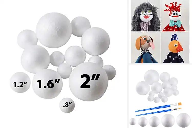 Detailed view of Best Foam Craft Balls For Projects