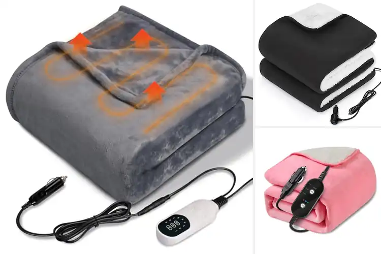 Detailed view of Best Gift Car Heating Blankets For Winter