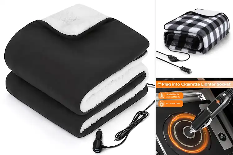 Detailed view of Best Large 59 By 43 Inch Car Blankets