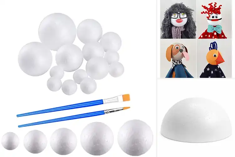Detailed view of Best Painting Ready Foam Spheres For Art