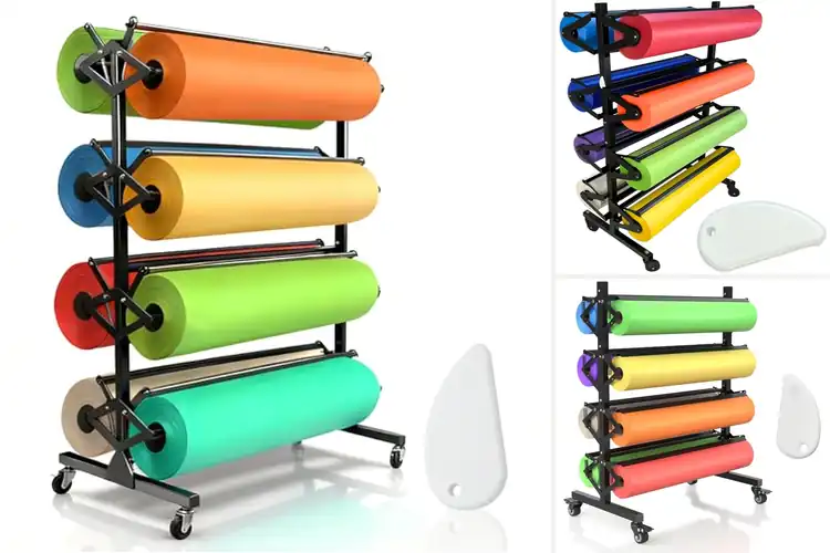 Detailed view of Best Paper Roll Dispenser Racks for Smooth, Easy Cutting