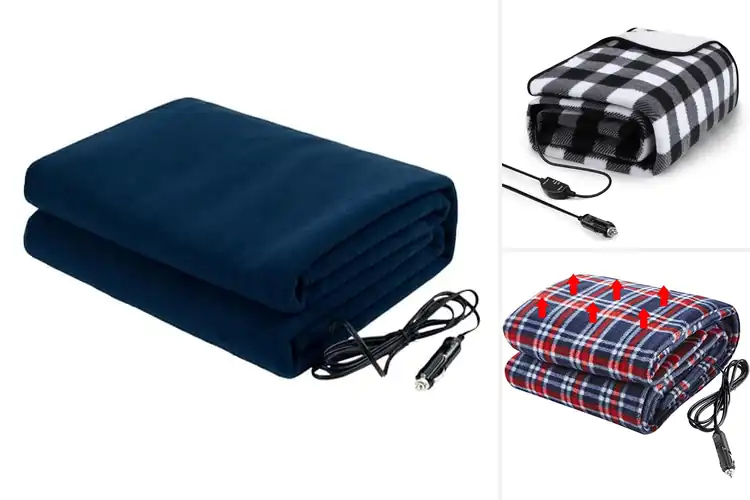Detailed view of Best Polar Fleece Heated Blankets For Cars