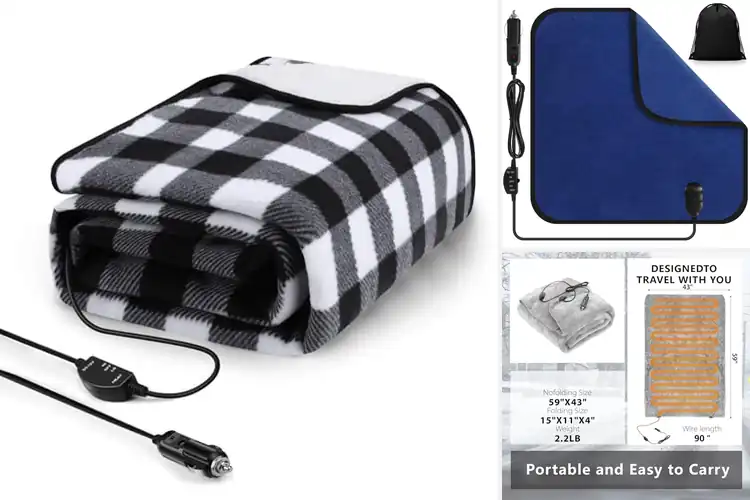 Detailed view of Best Temperature Controlled Car Blankets