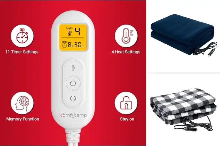 Detailed view of Best Truck Heated Blankets